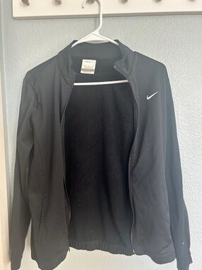 Nike Black Zip-Up Performance Jacket